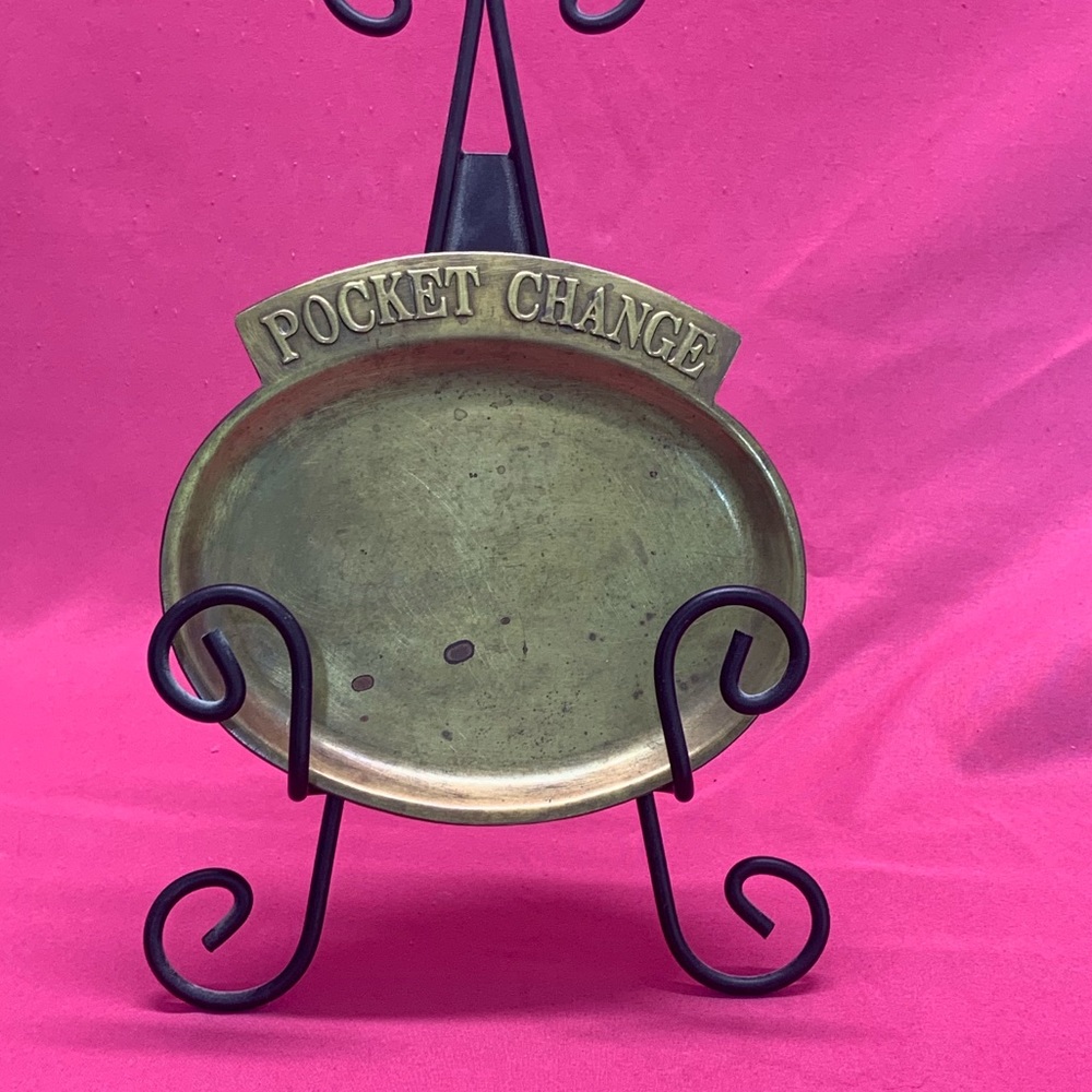 Vintage Brass Dresser Organizer